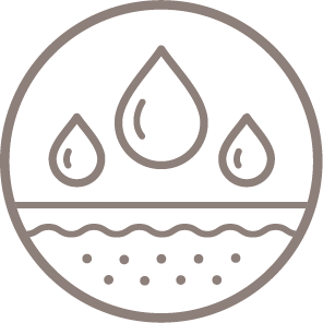 Illustration de gouttes d&rsquo;eau symbolisant l&rsquo;hydratation