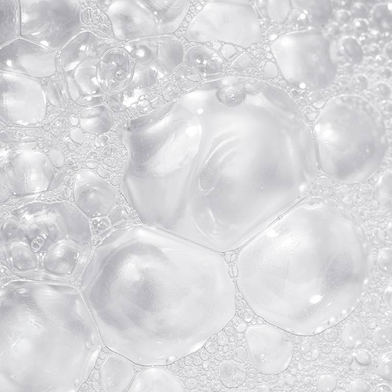 Foaming bubbles