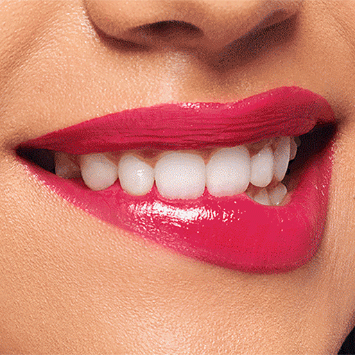 Gif of Mary Kay Supreme Hydrating Lipstick products, texture rubs, and shades on lips